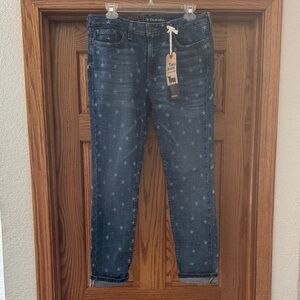 Toro Star Patterned Blue Jeans